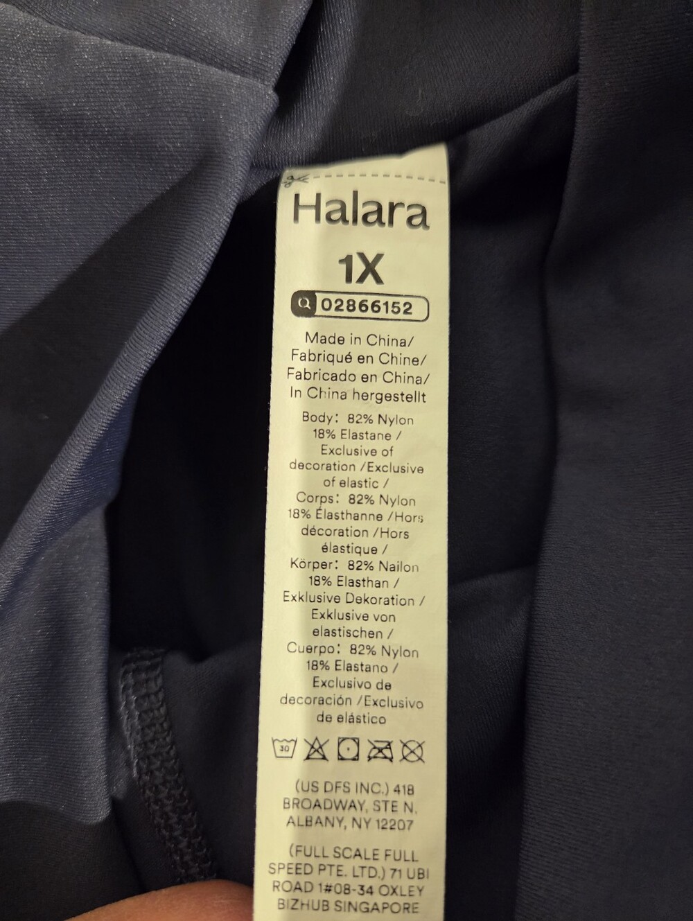 Halara SoftlyZero Airy Super High Waisted 2-in-1 Instant Cool Shorts Size 1XL - Picture 5 of 7